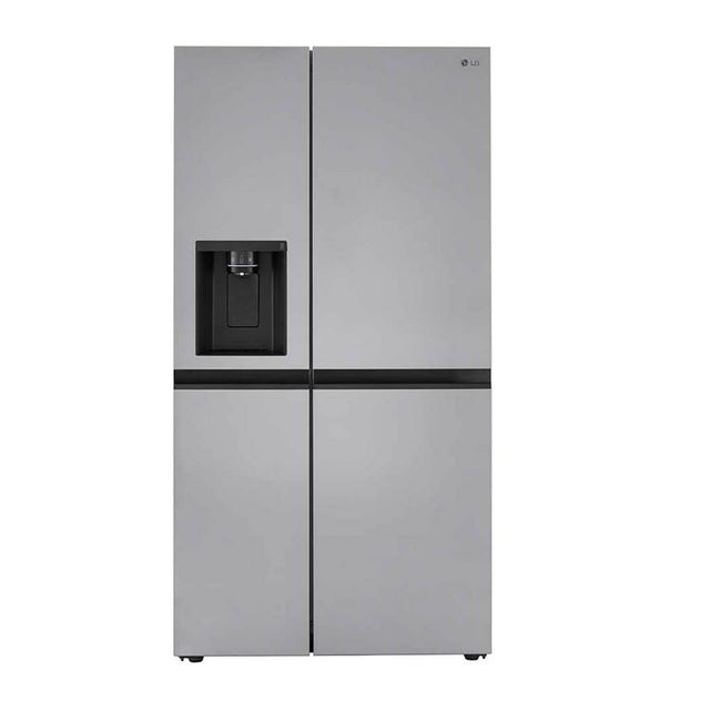 LG Appliances - Side By Side Refrigerator, 27 cu-ft, External Ice and Water Dispenser, Print Proof Stainless Look - Stainless Steel