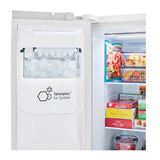 Side By Side Refrigerator, 27 cu-ft, External Ice and Water Dispenser, Print Proof Stainless Steel