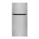 LG Appliances - Top Freezer, 24 cu-ft, Internal Water Dispenser, Icemaker Ready, PrintProof Stainless Steel - Stainless Steel