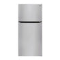 LG Appliances - Top Freezer, 24 cu-ft, Internal Water Dispenser, Icemaker Ready, PrintProof Stainless Steel - Stainless Steel