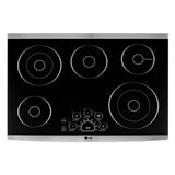 LG Appliances - LG STUDIO 30'' Electric Cooktop - Black