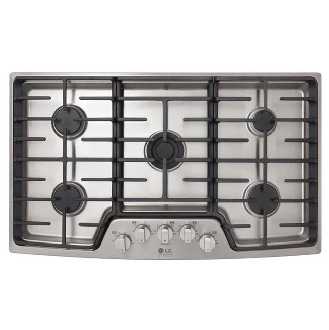 LG Appliances - LG STUDIO 36'' Gas Cooktop - Stainless Steel