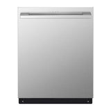 LG Appliances - LG STUDIO Wi-Fi Dishwasher, 40 dB, TrueSteam, 3rd Rack, Glide Rail, Tub Light, Wheel Bearing (Lower), PrintProof Stainless Steel - Stainless Steel