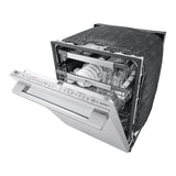 LG STUDIO Wi-Fi Dishwasher, 40 dB, TrueSteam, 3rd Rack, Glide Rail, Tub Light, Wheel Bearing (Lower), PrintProof Stainless Steel