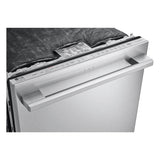 LG STUDIO Wi-Fi Dishwasher, 40 dB, TrueSteam, 3rd Rack, Glide Rail, Tub Light, Wheel Bearing (Lower), PrintProof Stainless Steel