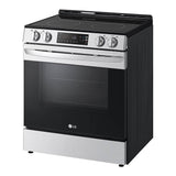 Electric Single Oven Slide-in Range, 6.3 cu-ft, EasyClean plus Self Clean, ThinQ, Printproof Stainless Steel