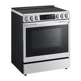 ADA Compliant, 6.3 cu.ft. Electric Single Oven Slide-in Range, Instaview, Air Fry, ProBake Convection, Printproof Stainless Steel