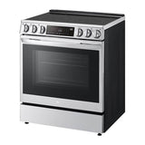 ADA Compliant, 6.3 cu.ft. Electric Single Oven Slide-in Range, Instaview, Air Fry, ProBake Convection, Printproof Stainless Steel
