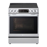 ADA Compliant, 6.3 cu.ft. Electric Single Oven Slide-in Range, Instaview, Air Fry, ProBake Convection, Printproof Stainless Steel