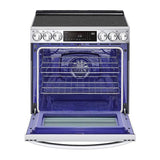 ADA Compliant, 6.3 cu.ft. Electric Single Oven Slide-in Range, Instaview, Air Fry, ProBake Convection, Printproof Stainless Steel