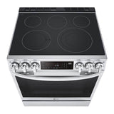ADA Compliant, 6.3 cu.ft. Electric Single Oven Slide-in Range, Instaview, Air Fry, ProBake Convection, Printproof Stainless Steel