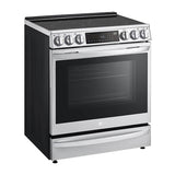ADA Compliant, 6.3 cu.ft. Electric Single Oven Slide-in Range, Instaview, Air Fry, ProBake Convection, Printproof Stainless Steel