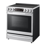 ADA Compliant, 6.3 cu.ft. Electric Single Oven Slide-in Range, Instaview, Air Fry, ProBake Convection, Printproof Stainless Steel