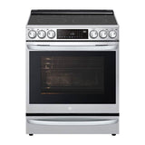 ADA Compliant, 6.3 cu.ft. Electric Single Oven Slide-in Range, Instaview, Air Fry, ProBake Convection, Printproof Stainless Steel
