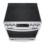 ADA Compliant, 6.3 cu.ft. Electric Single Oven Slide-in Range, Instaview, Air Fry, ProBake Convection, Printproof Stainless Steel
