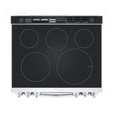 ADA Compliant, 6.3 cu.ft. Electric Single Oven Slide-in Range, Instaview, Air Fry, ProBake Convection, Printproof Stainless Steel