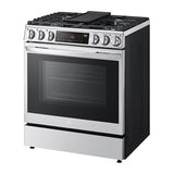 6.3 cu.ft. Gas Single Oven Slide-in Range, Instaview, Air Fry, ProBake Convection, EasyClean plus Self Clean, ThinQ, Printproof Stainless Steel