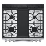 6.3 cu.ft. Gas Single Oven Slide-in Range, Instaview, Air Fry, ProBake Convection, EasyClean plus Self Clean, ThinQ, Printproof Stainless Steel