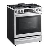 6.3 cu.ft. Gas Single Oven Slide-in Range, Instaview, Air Fry, ProBake Convection, Printproof Stainless Steel