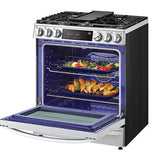 6.3 cu.ft. Gas Single Oven Slide-in Range, Instaview, Air Fry, ProBake Convection, Printproof Stainless Steel