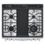 6.3 cu.ft. Gas Single Oven Slide-in Range, Instaview, Air Fry, ProBake Convection, Printproof Stainless Steel
