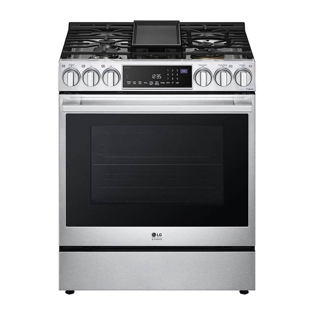 LG Appliances - LG STUDIO Slide-In Gas Range - Stainless Steel