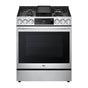 LG Appliances - LG STUDIO Slide-In Gas Range - Stainless Steel
