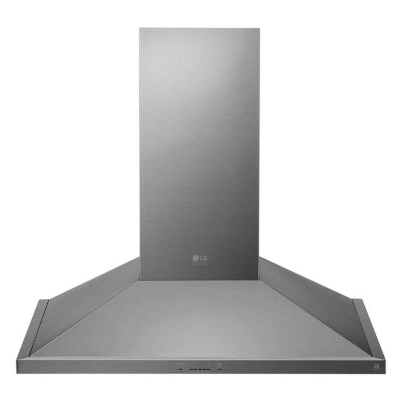 LG Appliances - LG STUDIO 36'' Wall Mount Chimney Hood - Stainless Steel