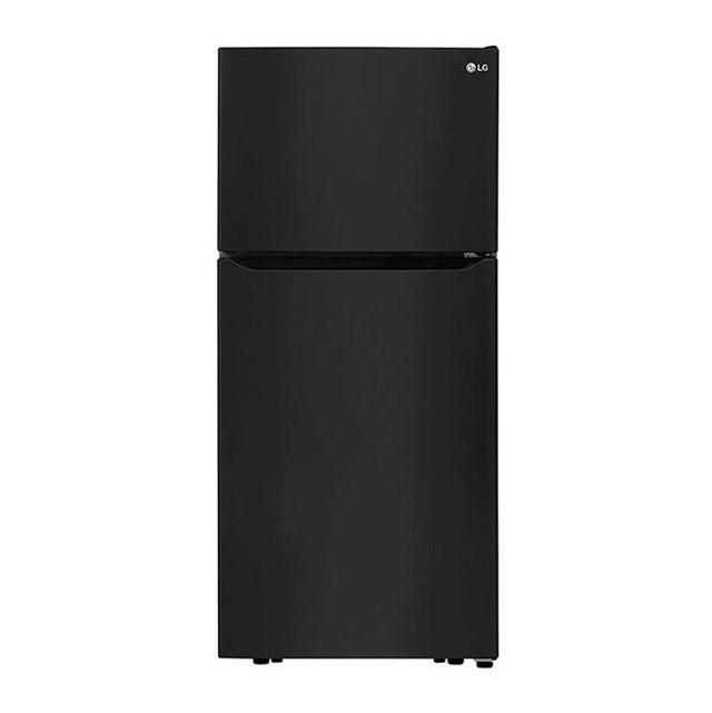 LG Appliances - 20 cu.ft. Top-Mount, 30'' Wide, Top Freezer, Energy Star, Black - Black