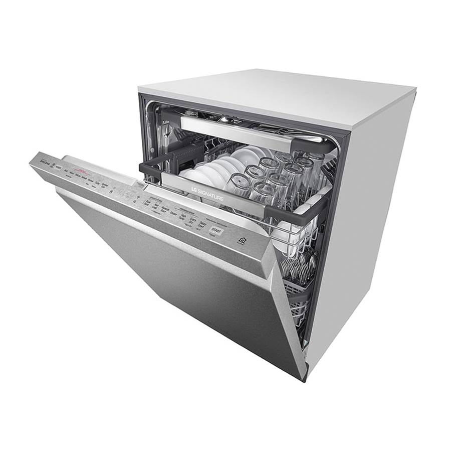 LG SIGNATURE Top Control Smart Wi-Fi Enabled Dishwasher with TrueSteam and QuadWash
