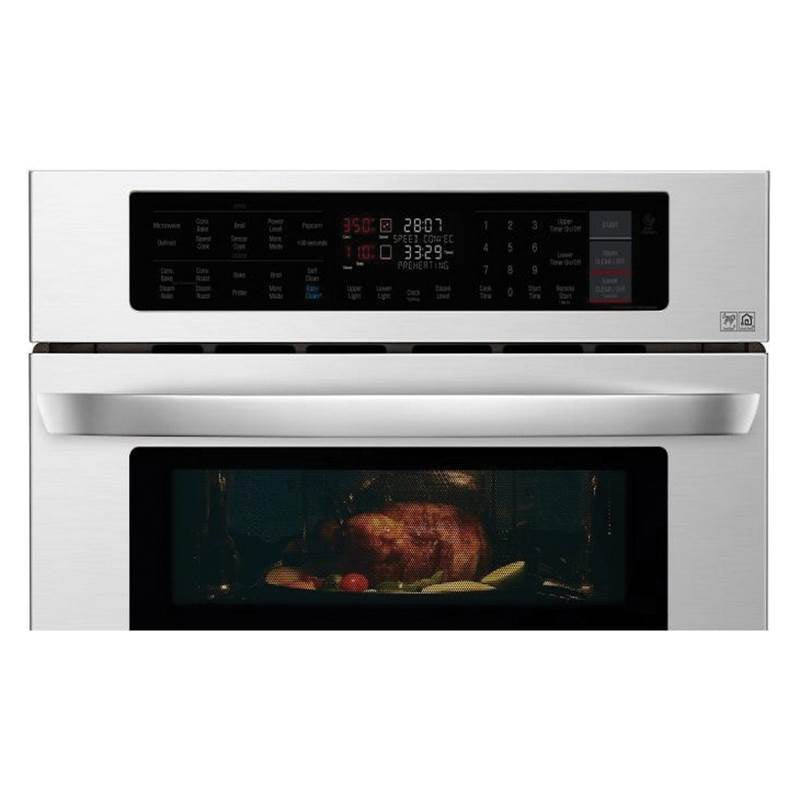 1.7/4.7 cu. ft. Smart wi-fi Enabled Combination Double Wall Oven