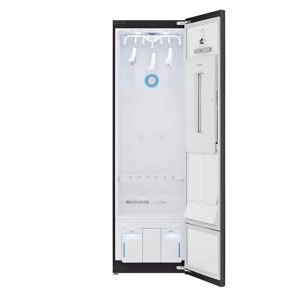 LG STUDIO Clothes Styler, 24'', Steam Clothing Care System, Black Mirror