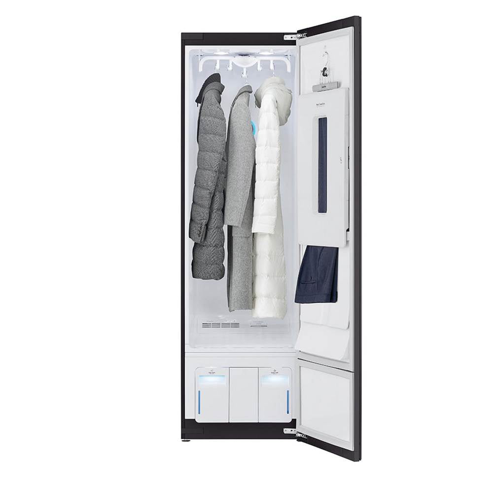 LG STUDIO Clothes Styler, 24'', Steam Clothing Care System, Black Mirror