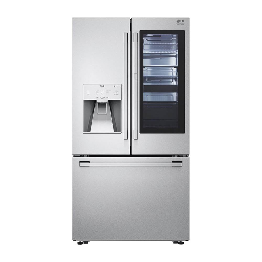 LG Appliances - LG STUDIO Counter Depth French Door Refrigerator, PrintProof Stainless Steel - Stainless Steel
