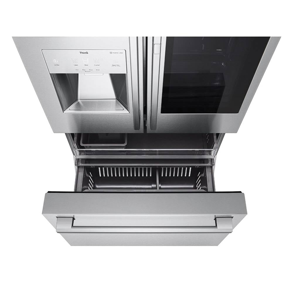 LG STUDIO Counter Depth French Door Refrigerator, PrintProof Stainless Steel
