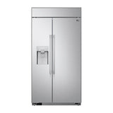 LG Appliances - LG STUDIO Built-in Side by Side Refrigeration - Stainless Steel