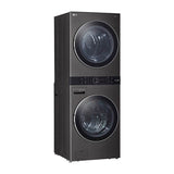4.5 cu.ft. Washer, 7.4 cu.ft. Electric Dryer, Washtower with Center Control, TurboWash360 and TurboSteam, Black Steel
