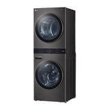 4.5 cu.ft. Washer, 7.4 cu.ft. Electric Dryer, Washtower with Center Control, TurboWash360 and TurboSteam, Black Steel