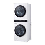 4.5 cu.ft. Washer, 7.4 cu.ft. Electric Dryer, Washtower with Center Control, TurboWash360 and TurboSteam, Black Steel
