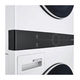 4.5 cu.ft. Washer, 7.4 cu.ft. Electric Dryer, Washtower with Center Control, TurboWash360 and TurboSteam, Black Steel