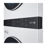 4.5 cu.ft. Washer, 7.4 cu.ft. Electric Dryer, Washtower with Center Control, TurboWash360 and TurboSteam, Black Steel