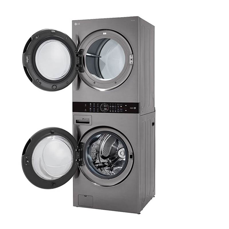 4.5 cu.ft. Washer, 7.4 cu.ft. Gas Dryer, Washtower with Center Control, Graphite