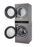 4.5 cu.ft. Washer, 7.4 cu.ft. Gas Dryer, Washtower with Center Control, Graphite