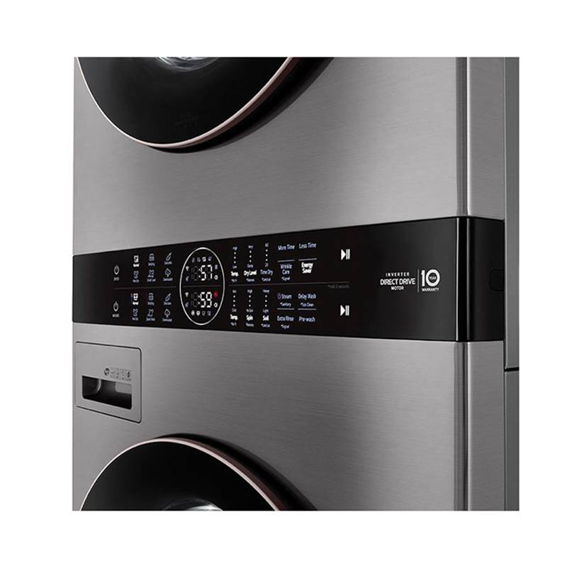 4.5 cu.ft. Washer, 7.4 cu.ft. Gas Dryer, Washtower with Center Control, Graphite