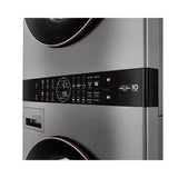 4.5 cu.ft. Washer, 7.4 cu.ft. Gas Dryer, Washtower with Center Control, Graphite