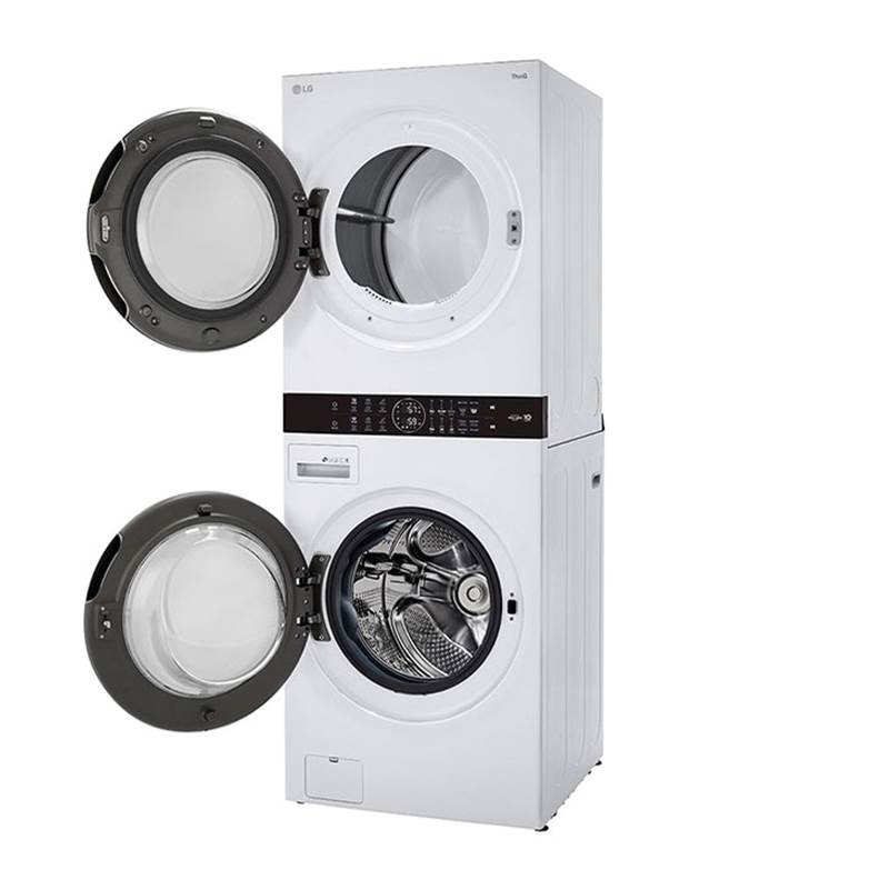 4.5 cu.ft. Washer, 7.4 cu.ft. Gas Dryer, Washtower with Center Control, Graphite