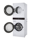 4.5 cu.ft. Washer, 7.4 cu.ft. Gas Dryer, Washtower with Center Control, Graphite
