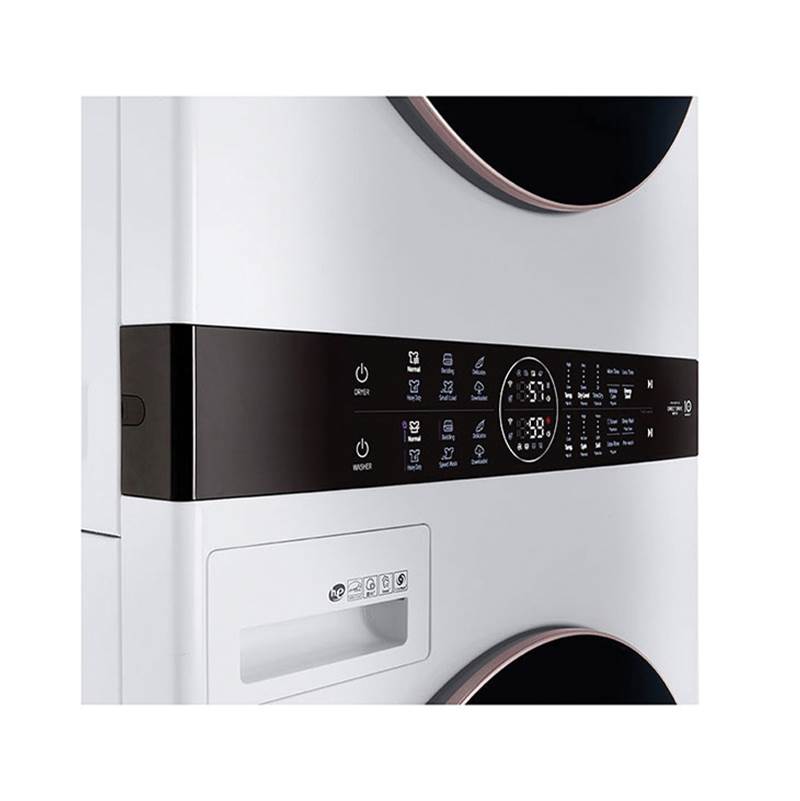 4.5 cu.ft. Washer, 7.4 cu.ft. Gas Dryer, Washtower with Center Control, Graphite
