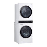 4.5 cu.ft. Washer, 7.4 cu.ft. Gas Dryer, Washtower with Center Control, TurboWash360 and TurboSteam, Black Steel