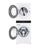 4.5 cu.ft. Washer, 7.4 cu.ft. Gas Dryer, Washtower with Center Control, TurboWash360 and TurboSteam, Black Steel